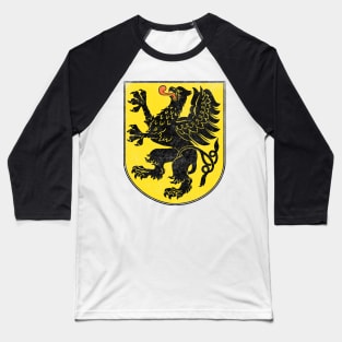 Pomeranian Voivodeship / Poland Regional Flag Design Baseball T-Shirt